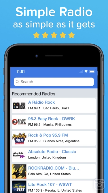 تصاویر Simple Radio – Live AM FM App