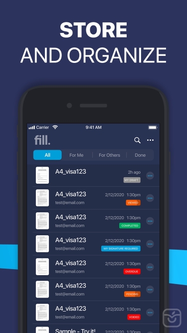 تصاویر Fill PDF Editor, Signature app