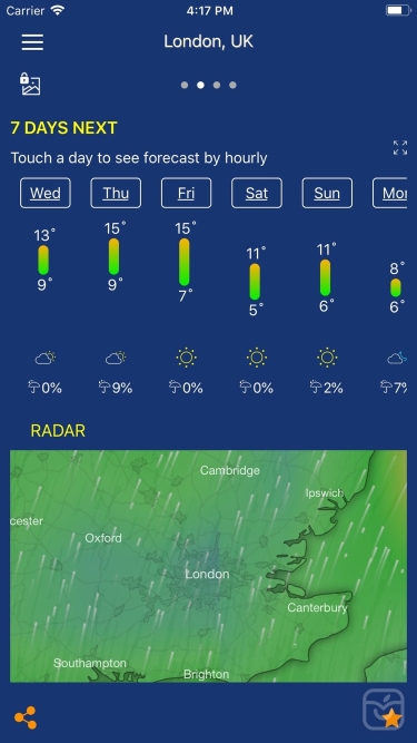 تصاویر Accurate Weather forecast &map
