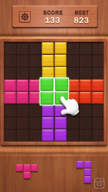 تصاویر Block Fun: Drag Brick Fill Up