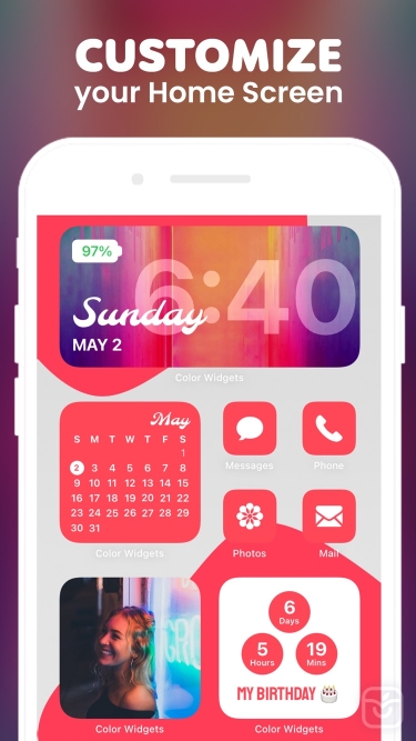 تصاویر Color Widgets