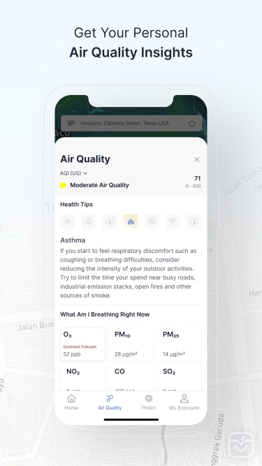 تصاویر Air Quality App - BreezoMeter
