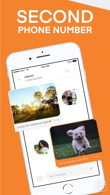 تصاویر Phoner: Text+Call+Phone Number