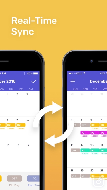 تصاویر Shift Days - Work Tracker ++