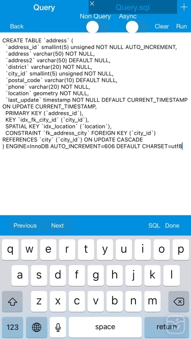 تصاویر SqlProg Database Query Studio
