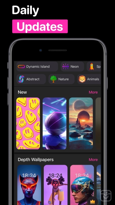 تصاویر iPhone Wallpapers 17 Screenify ++