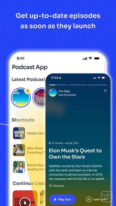 تصاویر Podcast App++| آنلاک شده