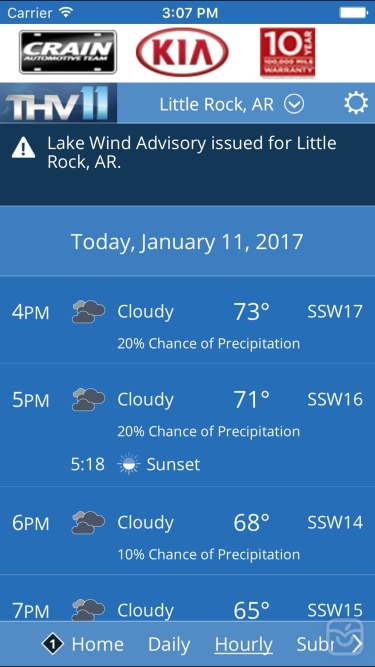 تصاویر THV11 Weather