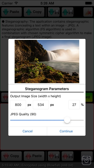 تصاویر Paranoia Text Encryption PRO
