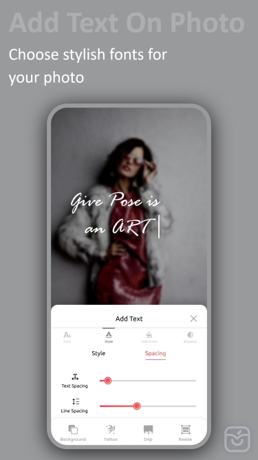 تصاویر PixelLab: Drip & Text on Photo