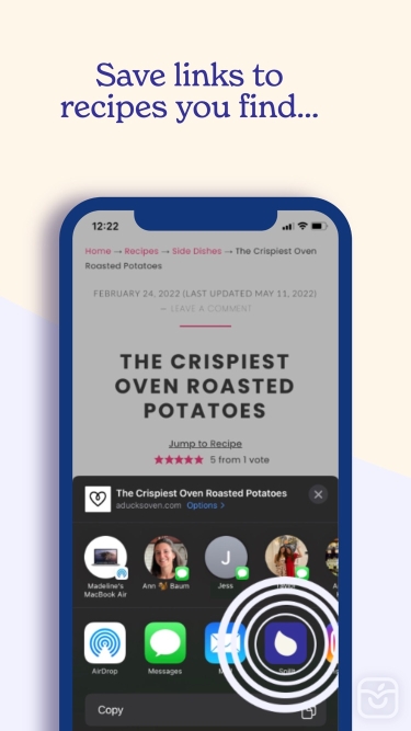 تصاویر Spillt: Recipe & Meal Plan App