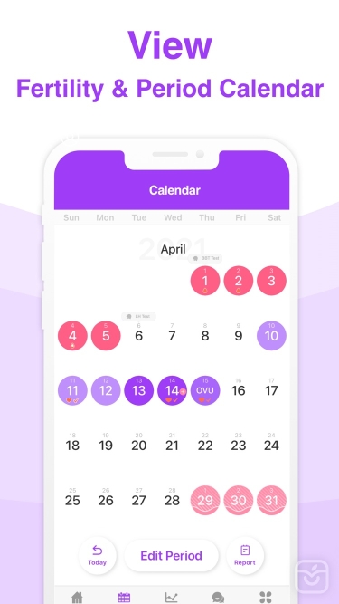 تصاویر Premom Ovulation Tracker