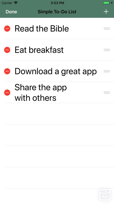تصاویر Simple To-Do List!