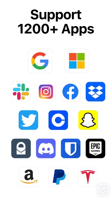 تصاویر 2FA Authenticator App