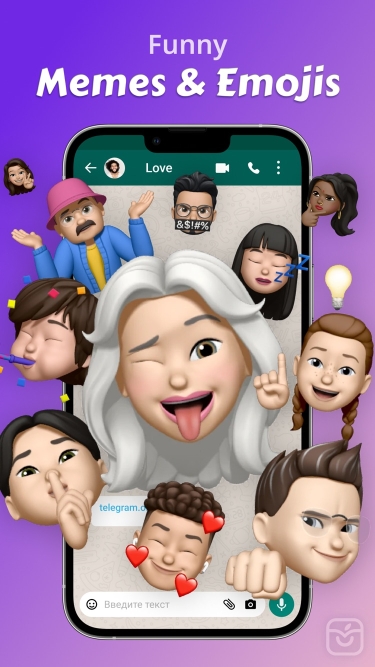 تصاویر Top Stickers - Emoji & Memes ++