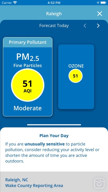 تصاویر EPA AIRNow