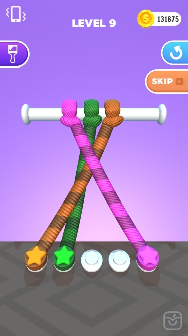 تصاویر Tangle Master 3D | استاد باز کردن گره