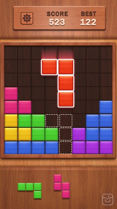 تصاویر Block Fun: Drag Brick Fill Up