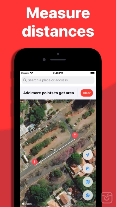 تصاویر GPS Measure - Area & Length ++