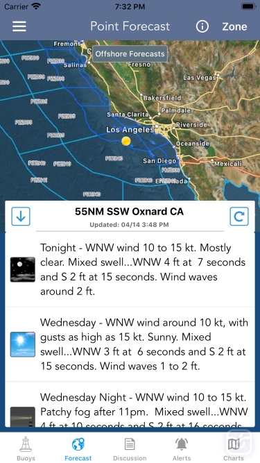 تصاویر Marine Weather Forecast Pro