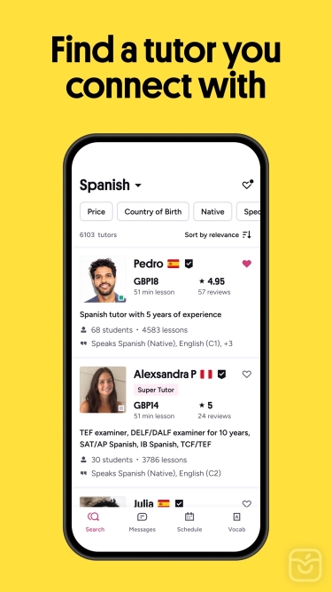 تصاویر Preply - Language Learning App
