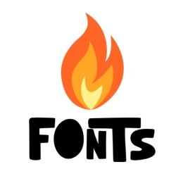 لوگو Fire Fonts | Fonts for iPhones