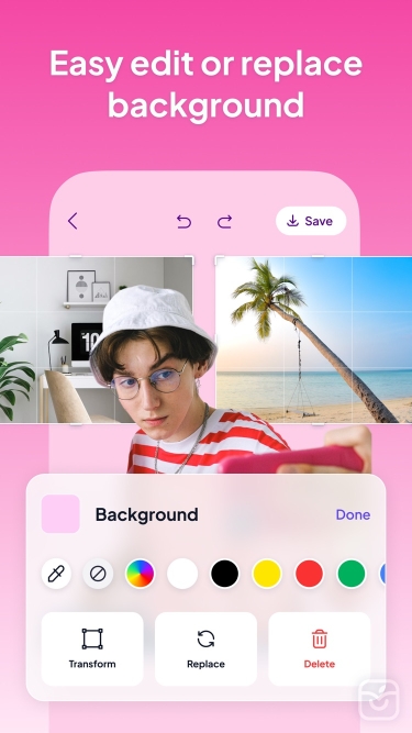 تصاویر SnapBG: Remove Background AI ++