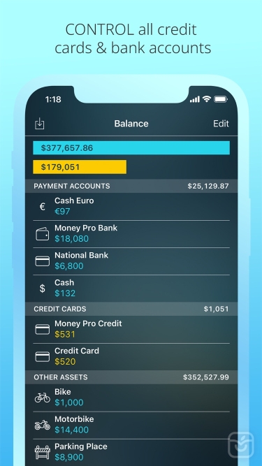 تصاویر Money Pro: Personal Finance AR
