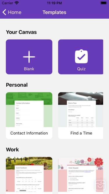 تصاویر FormsApp : Manage your forms