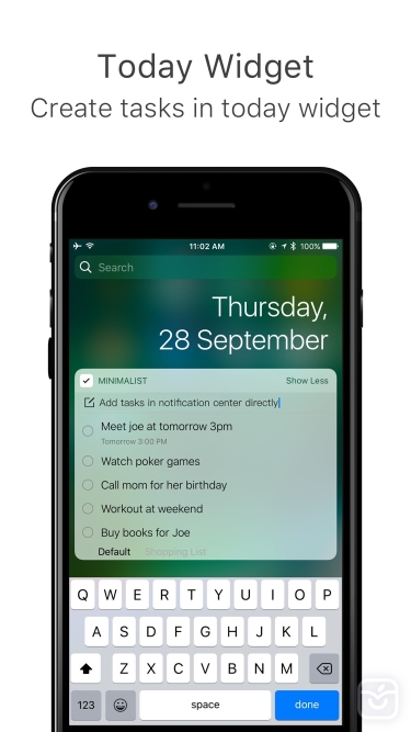 تصاویر MinimaList- To Do List &Widget ++