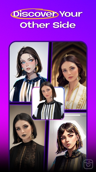 تصاویر AI Mirror: AI Art Photo Editor