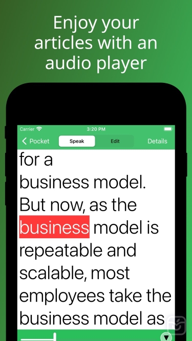 تصاویر Speaky - Article Voice Reader ++