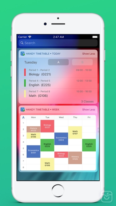 تصاویر Handy Timetable ++