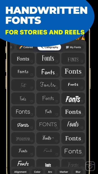 تصاویر Leto: Font for Instagram Story ++