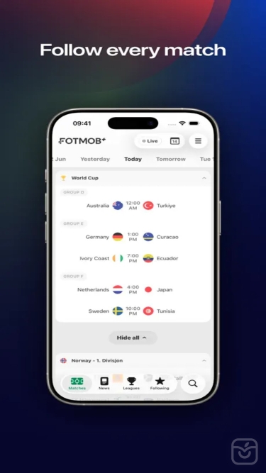 تصاویر FotMob - Soccer Live Scores
