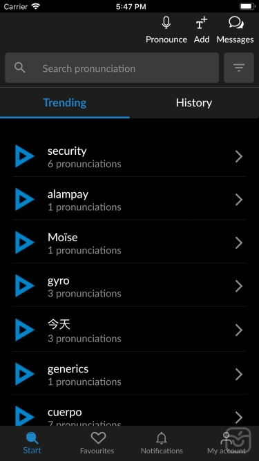 تصاویر Forvo Pronunciation