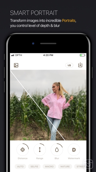 تصاویر DPTH: AI 3d-photo editor ++