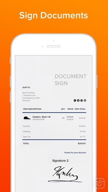 تصاویر Sign Documents & PDF Signature