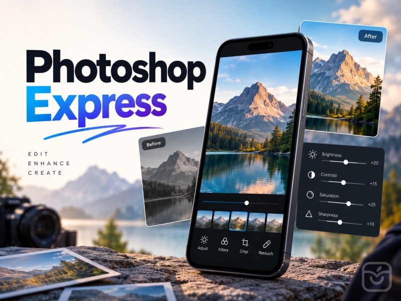 Photoshop Express ++ | فتوشاپ آنلاک‌شده