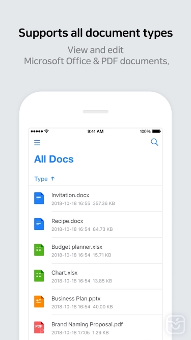 تصاویر Polaris Office Mobile ++