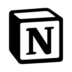 لوگو Notion - notes, docs, tasks