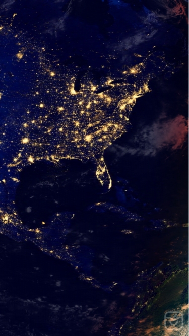 تصاویر 3D Earth & moon, sun and stars ++