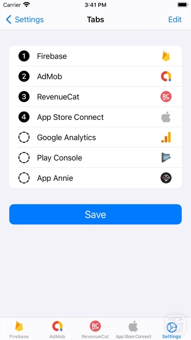 تصاویر DashTabs: Firebase, AdMob … ++