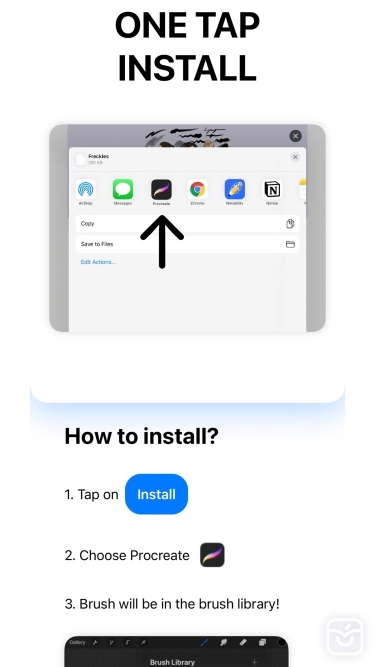 تصاویر Tools for Procreate ++