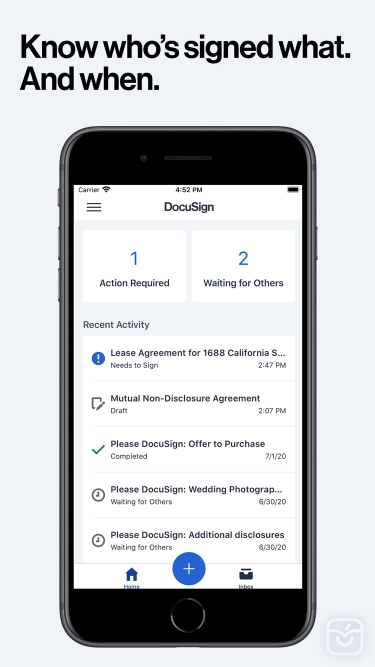 تصاویر DocuSign - Upload & Sign Docs