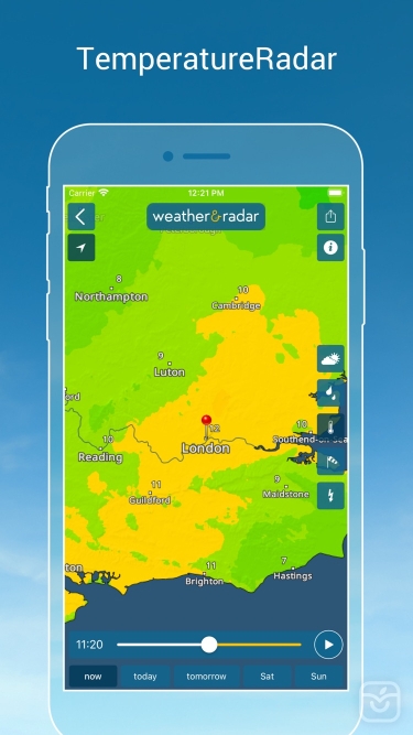 تصاویر Weather & Radar - Storm alerts ++
