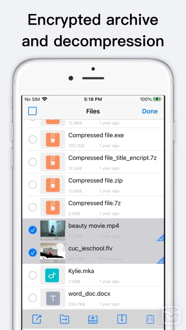 تصاویر Unzip - zip file opener ++