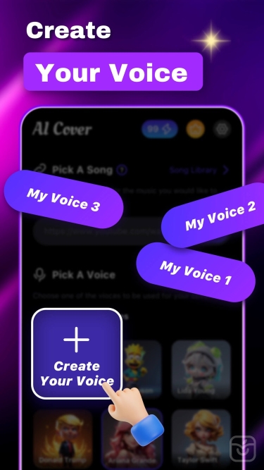 تصاویر AI MusicTunes: Songs & Covers ++