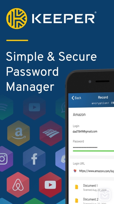 تصاویر Keeper Password Manager