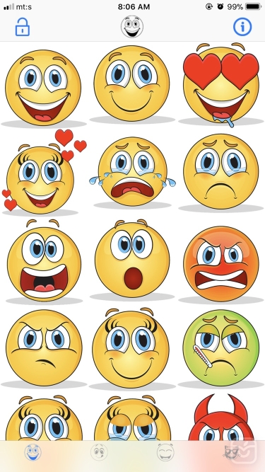 تصاویر Animated Emojis for Message
